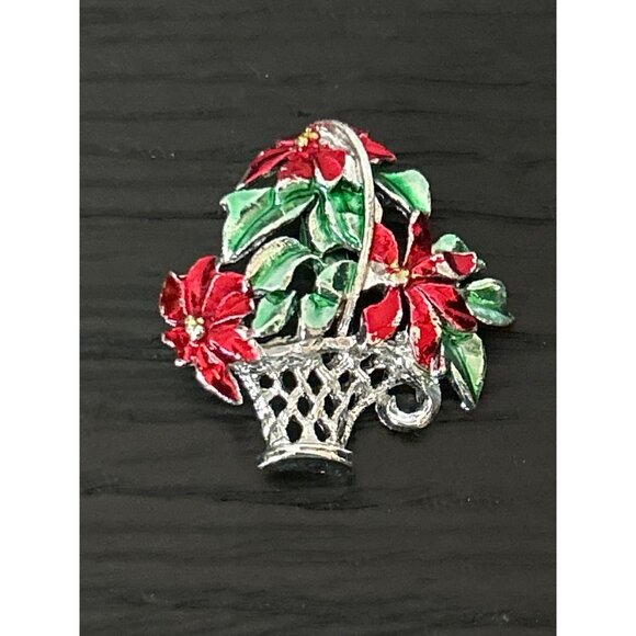 Lot of 13 Vintage & Non-Vintage Brooches/Pins Rhinestone & Enamel Accents Bling - Picture 12 of 14